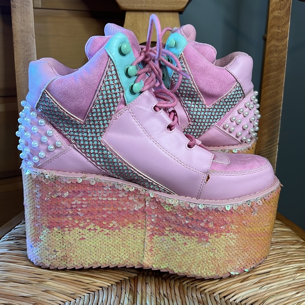 EUC Qozmo Mermaid YRU Platforms size 8 - Picture 8 of 9